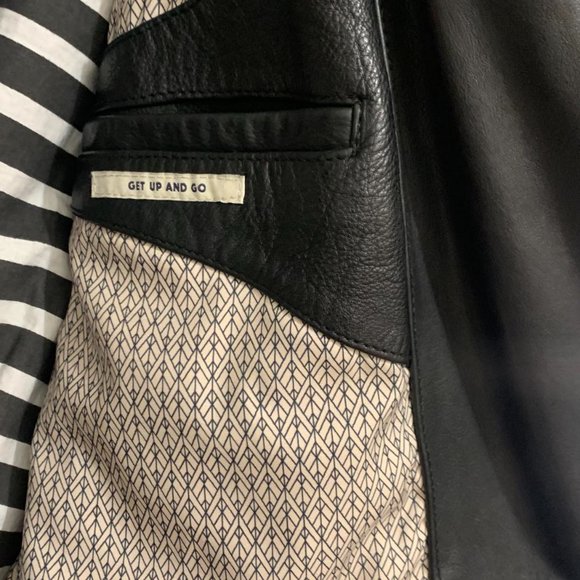 SCOTCH & SODA LEATHER JACKET NWT - Picture 9 of 11